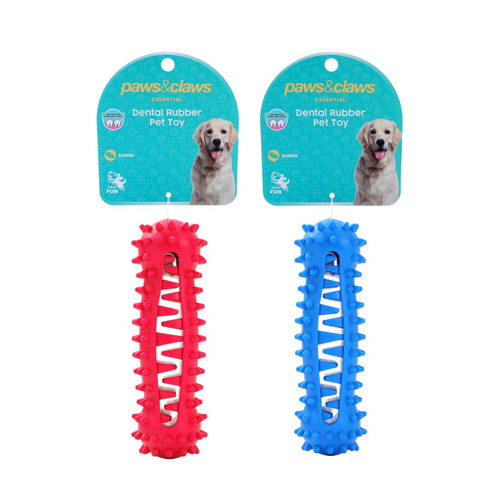 Paws & Claws DENTAL TPR PET TOY 14X4.5X4.5CM