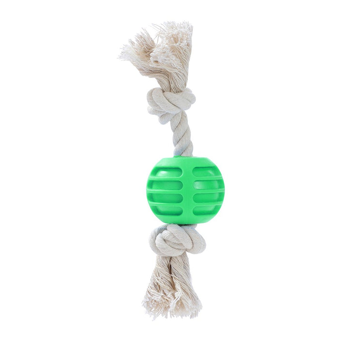 Paws & Claws TPR BALL + ROPE PET TOY 22X6X1.5CM 98G