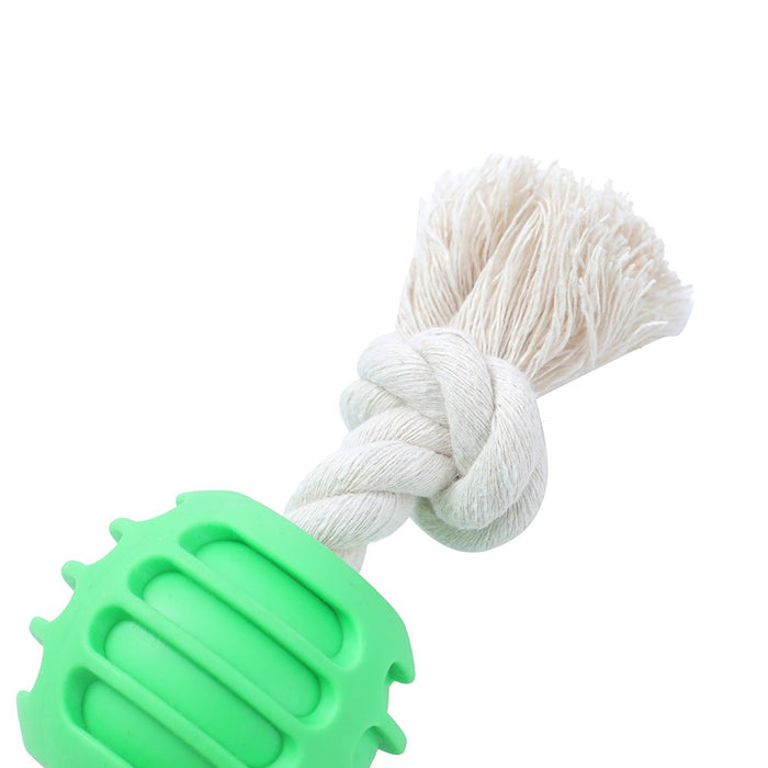 Paws & Claws TPR BALL + ROPE PET TOY 22X6X1.5CM 98G