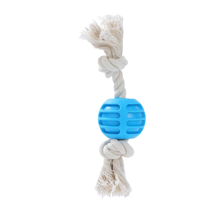 Paws & Claws TPR BALL + ROPE PET TOY 22X6X1.5CM 98G