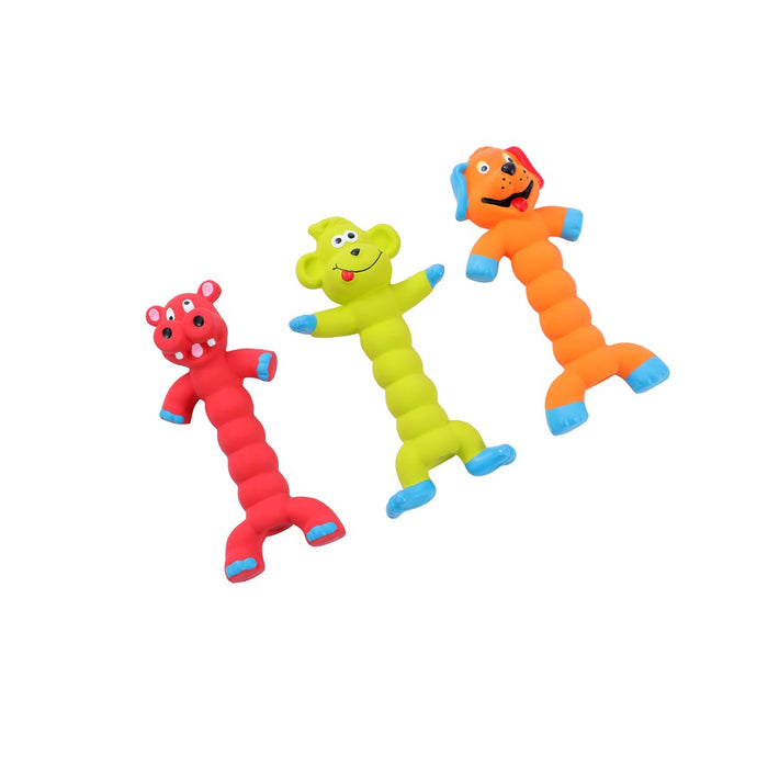 Paws & Claws FLEXIBLE FRIENDS ANIMALS LATEX PET TOY 20CM