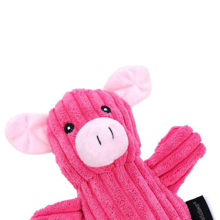 Paws & Claws PLUSH CORDUROY ANIMALS 24X16CM