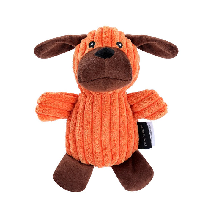 Paws & Claws PLUSH CORDUROY ANIMALS 24X16CM
