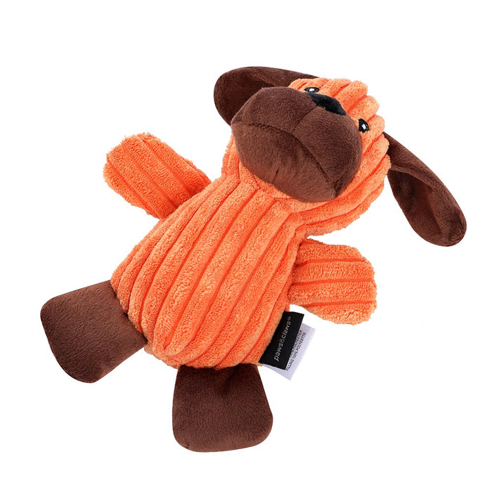 Paws & Claws PLUSH CORDUROY ANIMALS 24X16CM