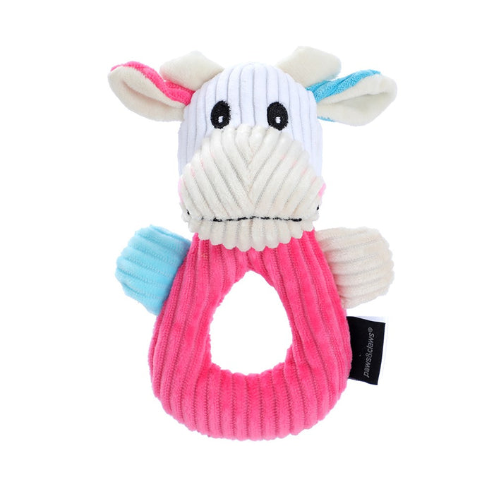 Paws & Claws PLUSH ANIMAL TUGGER 12X24X3CM