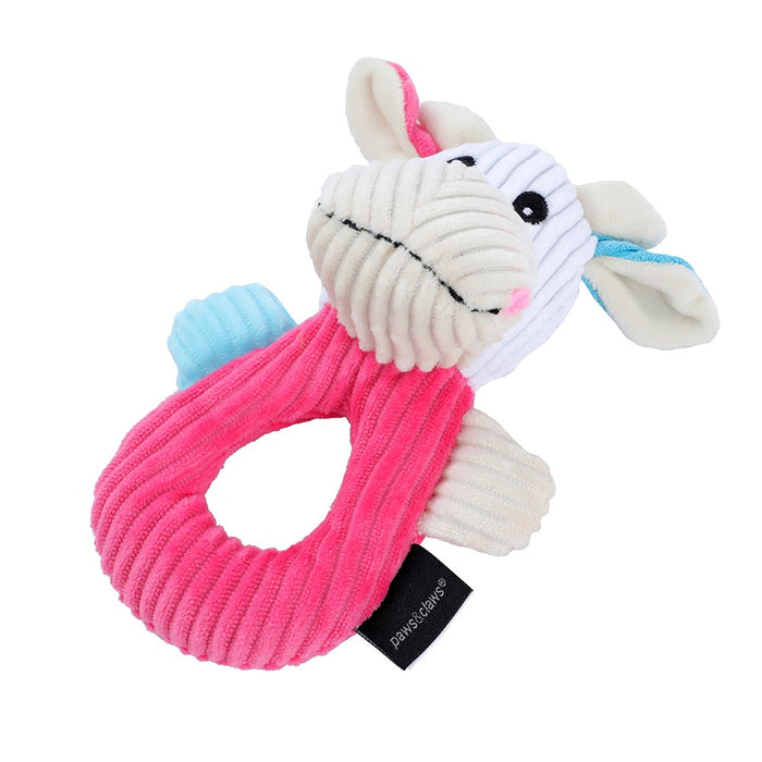 Paws & Claws PLUSH ANIMAL TUGGER 12X24X3CM