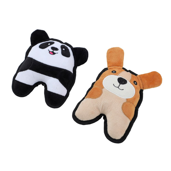 Paws & Claws TINY TUFF PLUSH SQUEAKY ANIMALS 16X10X3.5CM