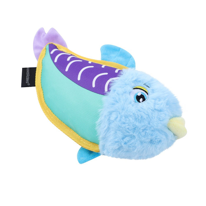 Paws & Claws PLUSH FISH DOG TOY 25X13CM