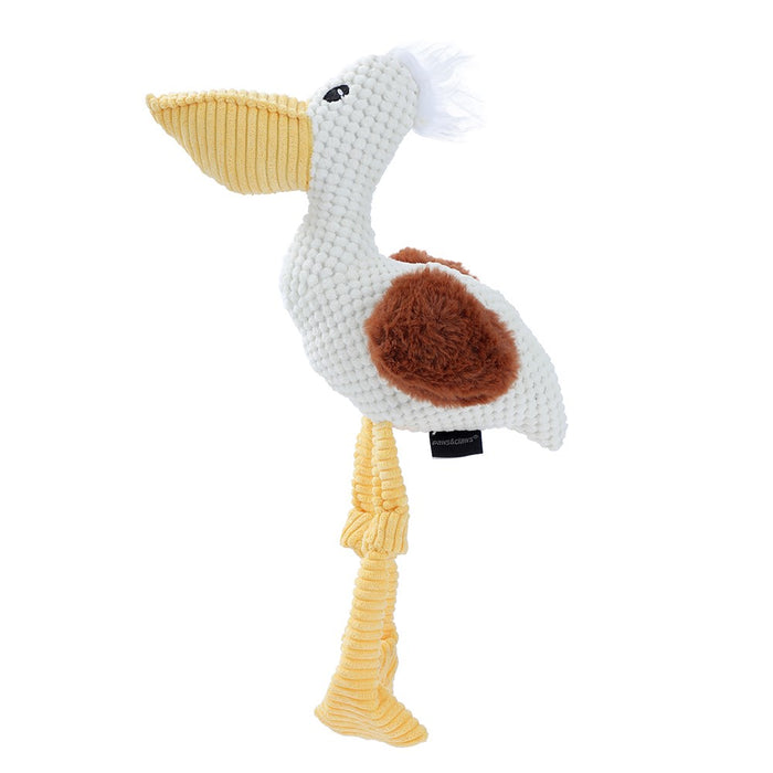 Paws & Claws PLUSH CRANE DOG TOY 33X14CM