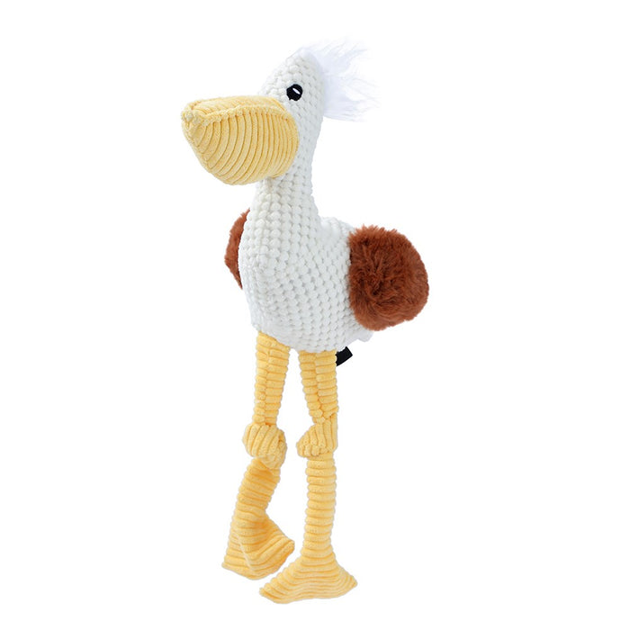 Paws & Claws PLUSH CRANE DOG TOY 33X14CM