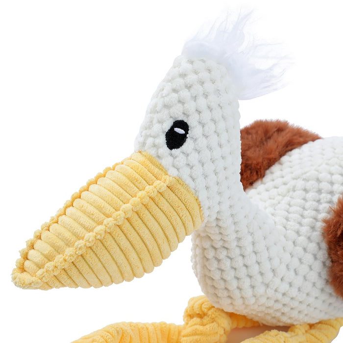 Paws & Claws PLUSH CRANE DOG TOY 33X14CM