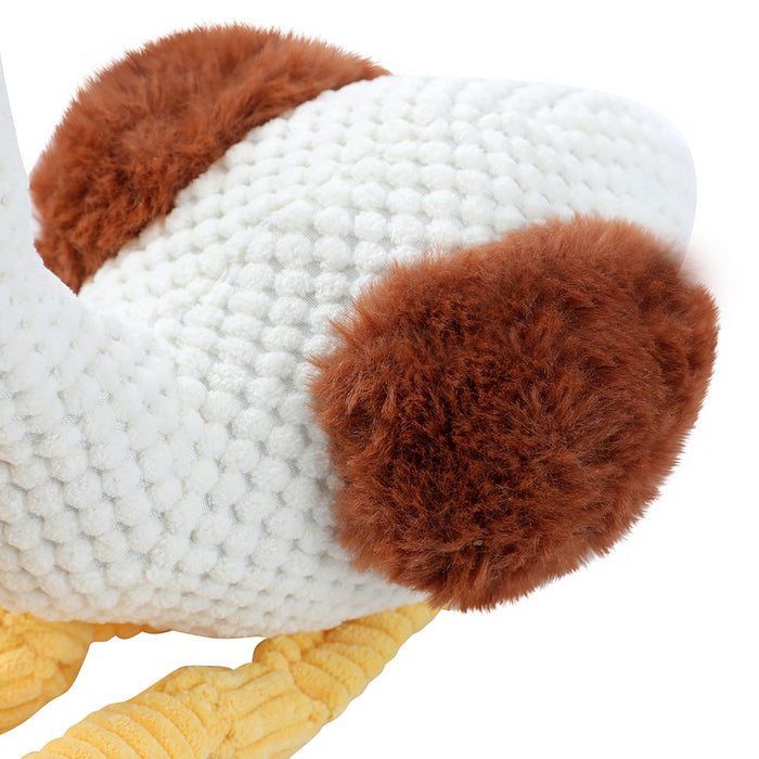 Paws & Claws PLUSH CRANE DOG TOY 33X14CM