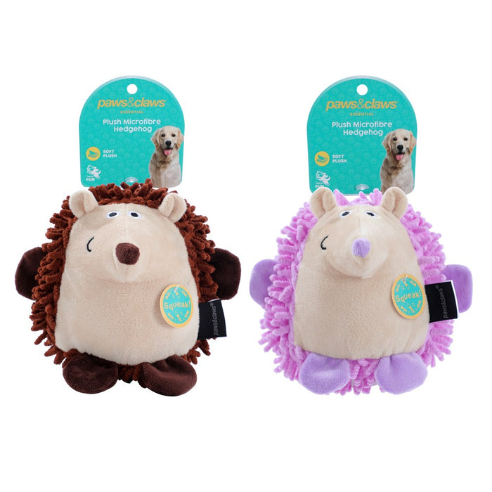 Paws & Claws PLUSH MICROFIBRE HEDGEHOG 15CM