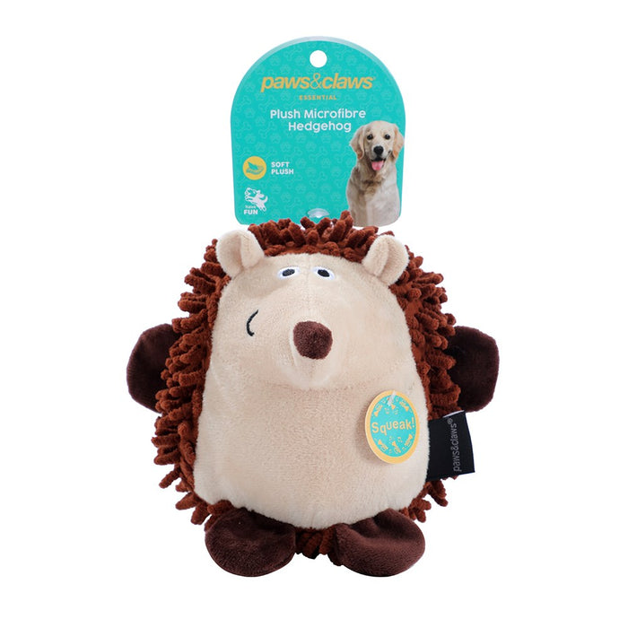 Paws & Claws PLUSH MICROFIBRE HEDGEHOG 15CM