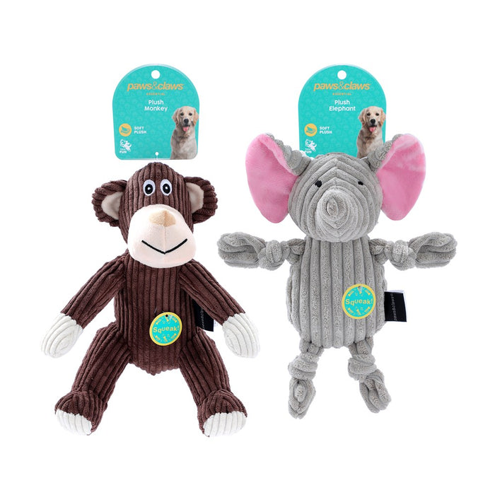 Paws & Claws PUPPY PLUSH JUNGLE TOYS 22CM