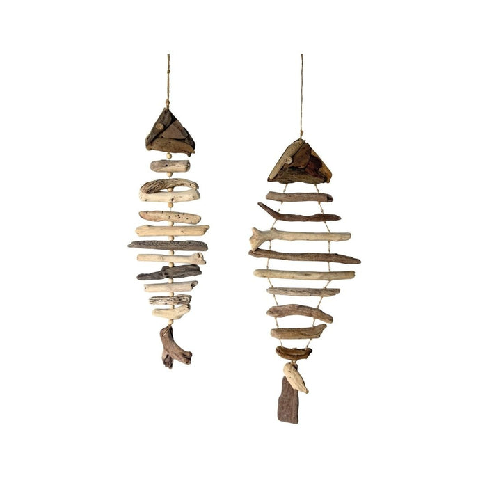 2 set Driftwood Fish Garlands - S ¨C 37.5cm long x 12cm wide x 2.5cm deep