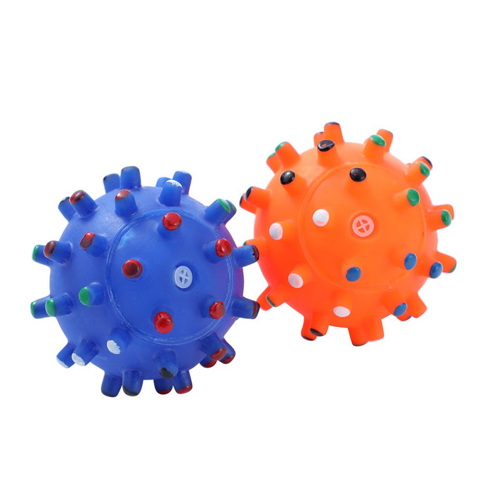 Paws & Claws PUPPY TPR DENTAL BALL 2PK 6.5CM