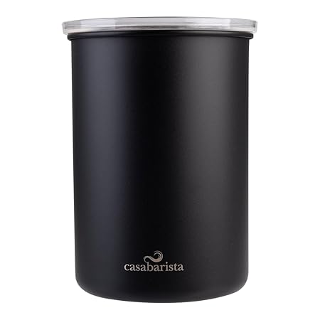 S/S VACUUM COFFEE CANISTER 1.3L BLACK