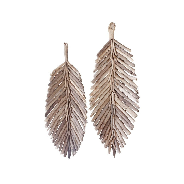 2 set Driftwood Leaf Platter/Wall Arts (MED SOLD OUT / DUE TBA) - M ¨C 67cm long x 25cm wide x 11cm tall
