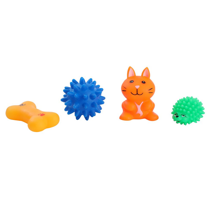 Paws & Claws PUPPY VINYL PLAY SET 4PC