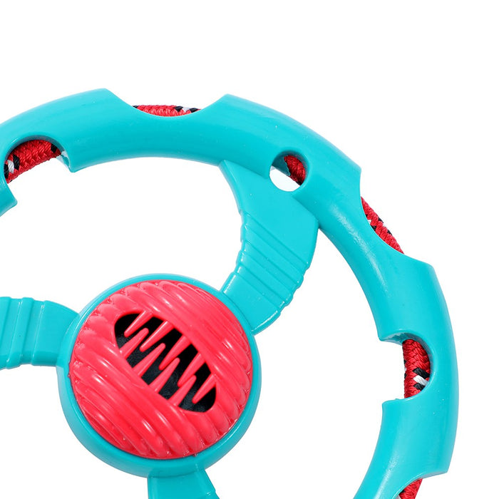 Paws & Claws TUG N' TREAT TPR + ROPE TOY 16X16X6CM