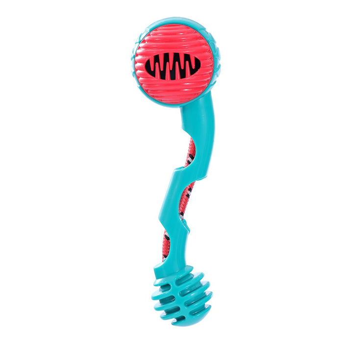Paws & Claws TUG N' TREAT TPR + ROPE TOY 16X16X6CM