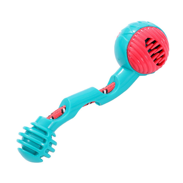 Paws & Claws TUG N' TREAT TPR + ROPE TOY 16X16X6CM