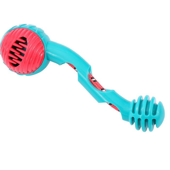 Paws & Claws TUG N' TREAT TPR + ROPE TOY 16X16X6CM