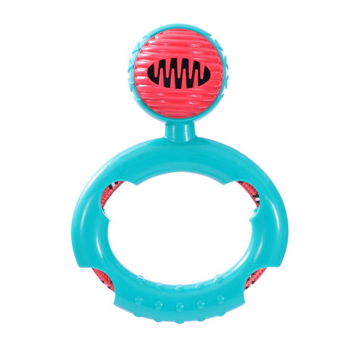 Paws & Claws TUG N' TREAT TPR + ROPE TOY 16X16X6CM