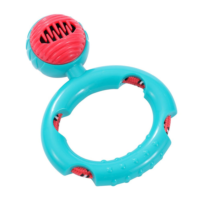 Paws & Claws TUG N' TREAT TPR + ROPE TOY 16X16X6CM