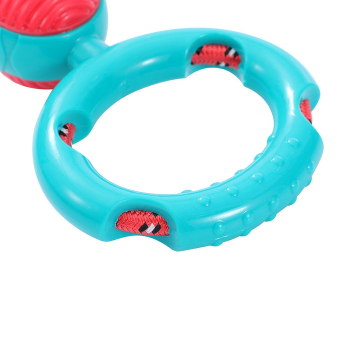 Paws & Claws TUG N' TREAT TPR + ROPE TOY 16X16X6CM