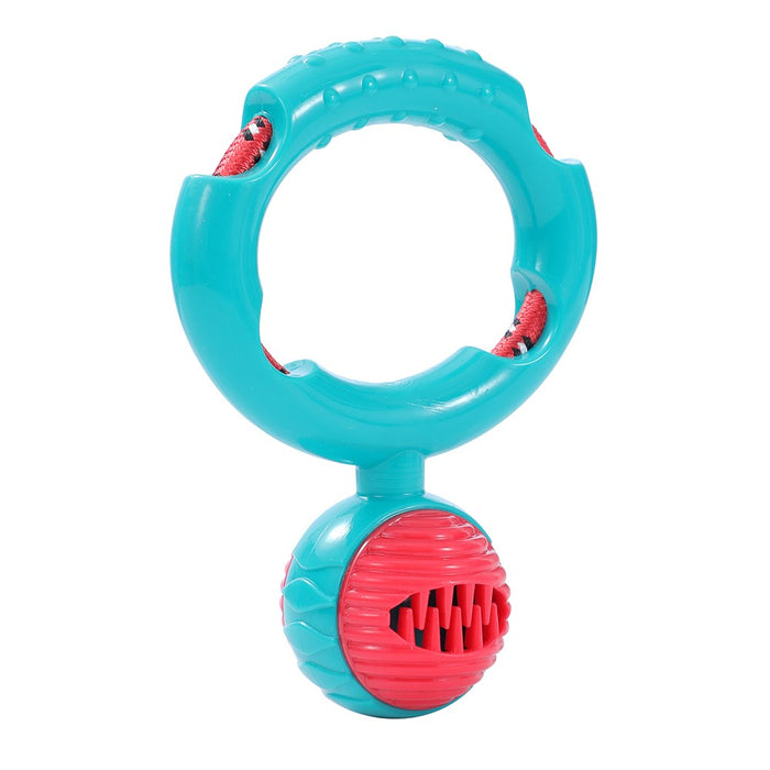 Paws & Claws TUG N' TREAT TPR + ROPE TOY 16X16X6CM
