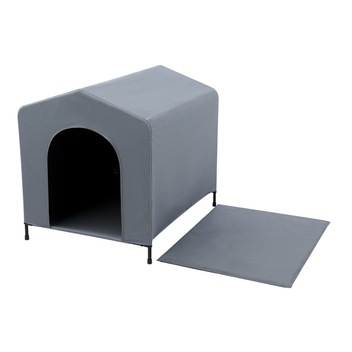 Paws & Claws ELEVATED PET HOUSE W/CUSHION LARGE 102X84X93CM
