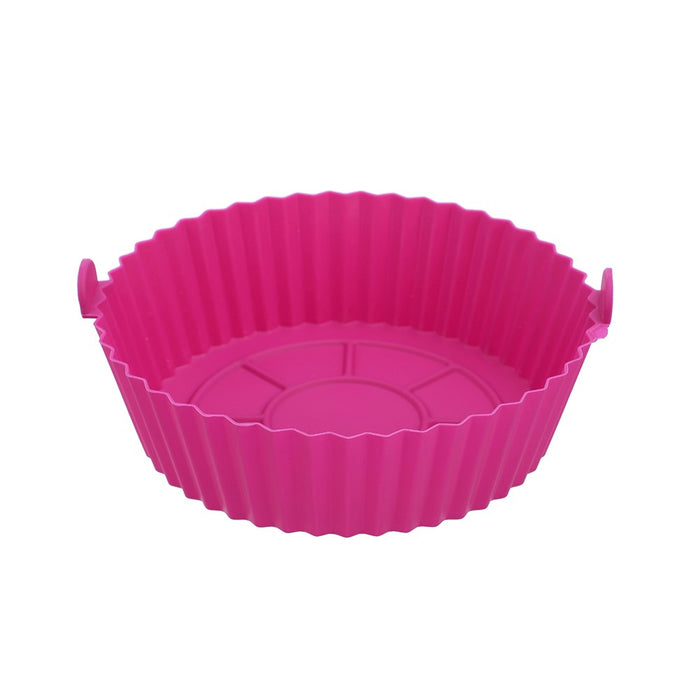 Lemon & Lime SILICONE AIR FRYER TRAY 2PK ROUND 20X20X6CM