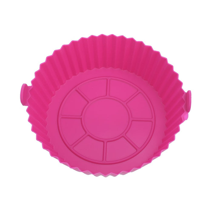 Lemon & Lime SILICONE AIR FRYER TRAY 2PK ROUND 20X20X6CM