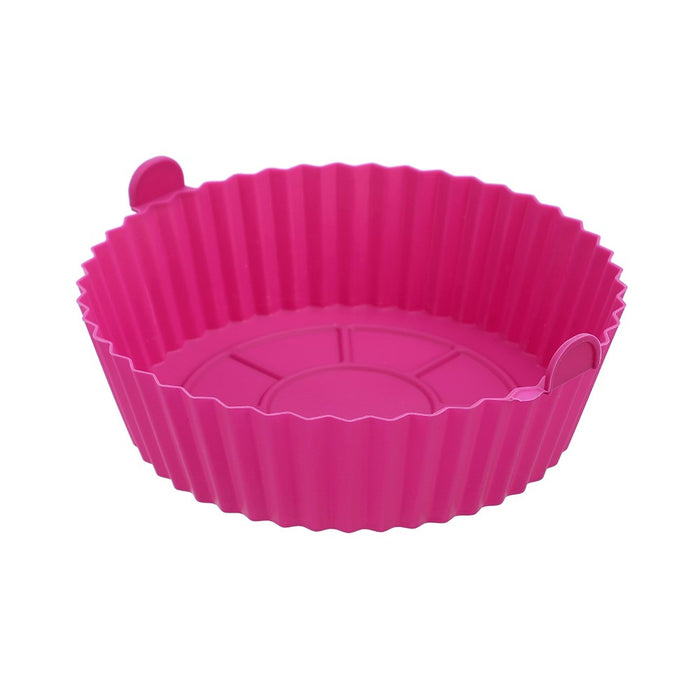 Lemon & Lime SILICONE AIR FRYER TRAY 2PK ROUND 20X20X6CM