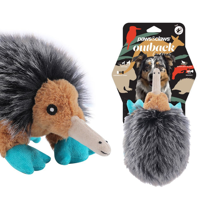 Paws & Claws OUTBACK BUDDIES ECHIDNA 23X18X12CM