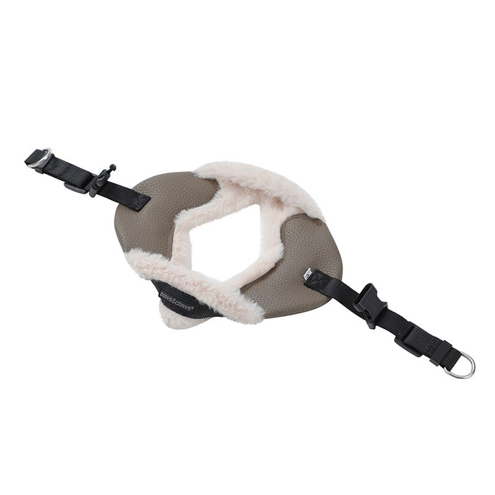 Paws & Claws FAUX FUR & LEATHER HARNESS SML 30-42CM