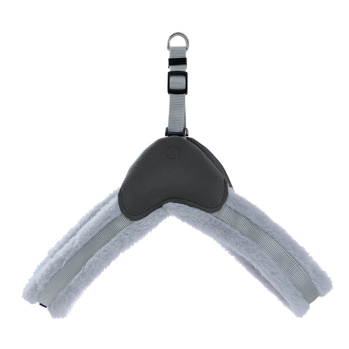 Paws & Claws FAUX FUR & LEATHER HARNESS LRG 60-70CM