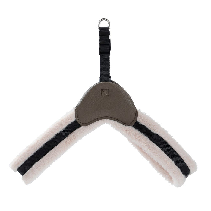 Paws & Claws FAUX FUR & LEATHER HARNESS LRG 60-70CM