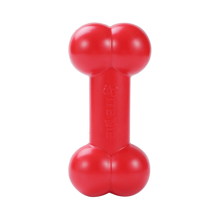 Paws & Claws SUPER TUFF BONE TPR PET TOY 18CM RED & BLUE