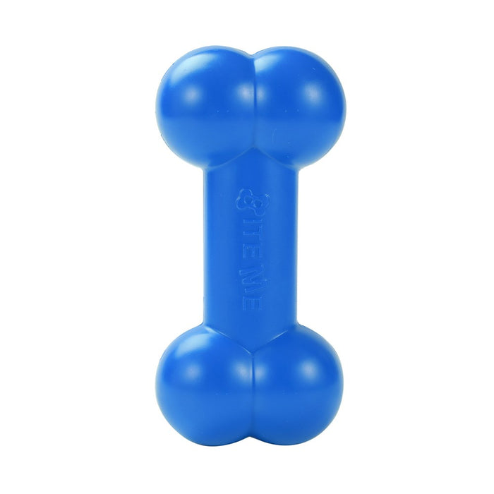 Paws & Claws SUPER TUFF BONE TPR PET TOY 18CM RED & BLUE