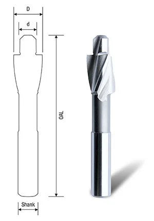 Bordo 180 Degree Counterbore for M10 Screws 3870