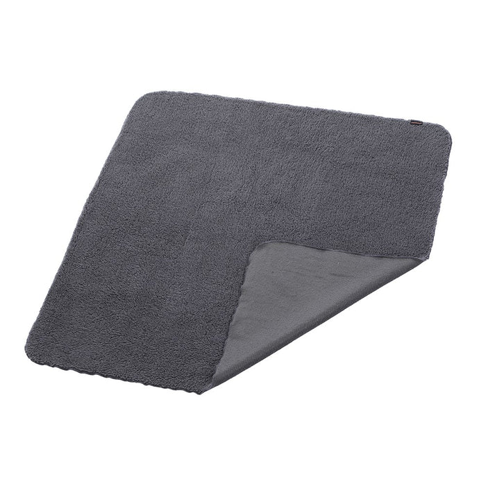 Paws & Claws SHERPA PET BLANKET 1X1M LIGHT GREY + CHARCOAL