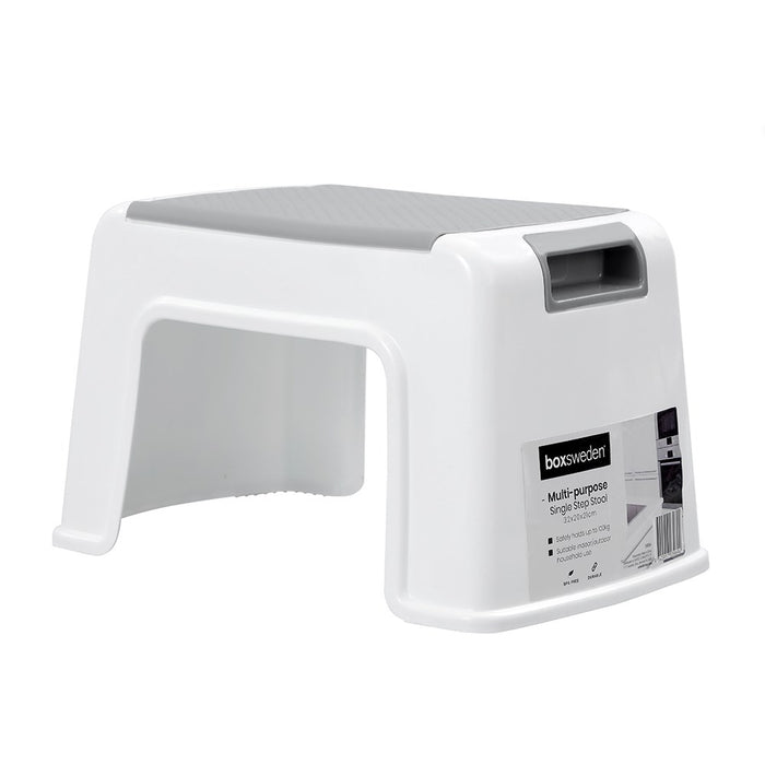 Boxsweden Single Step Stool Multipurpose?Grey 32X20X21Cm