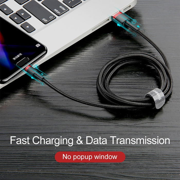 Baseus Cafule Fast Charge Type-C USB Data Charging Cable 1M Compatible for iPhone 15 Series