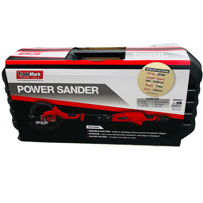 Trademark power sander electric sander tool sanding drywall sander dust free sander machine