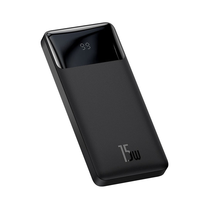 Baseus Bipow Digital Display Power Bank 10000mAh 15W (Overseas Edition) PPBD050001-Black