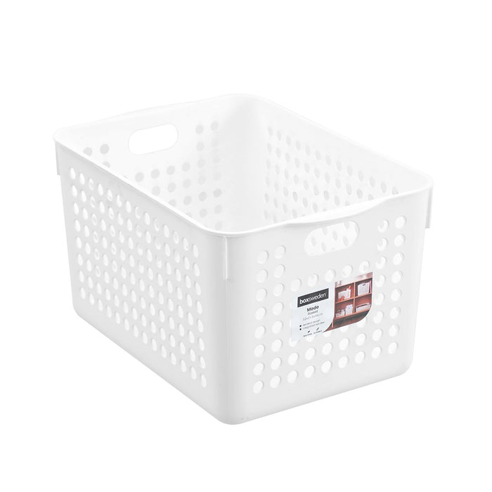 Boxsweden Mode Basket White 32X21.5X18Cm