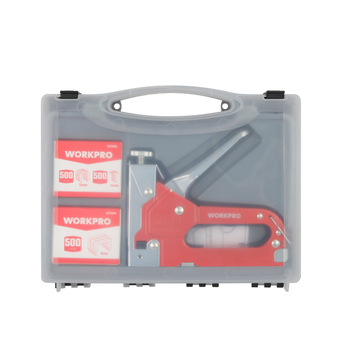 Workpro 3-In-1 Staple Gun Set,4-14mm WP223005